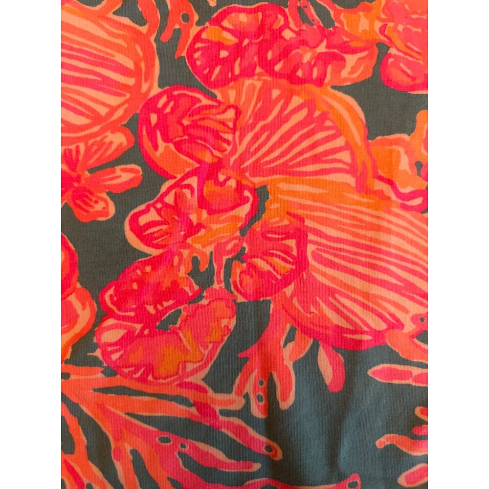 Lilly Pulitzer Girls Dress L (8-10) Bright Floral 3/4 Sleeve Summer Hamptons‎ - Picture 2 of 5
